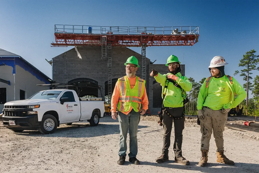 3 watson employees talking about firestation job