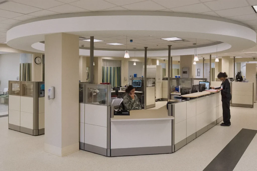 Langley-Eustis Air Force Base hospital interior