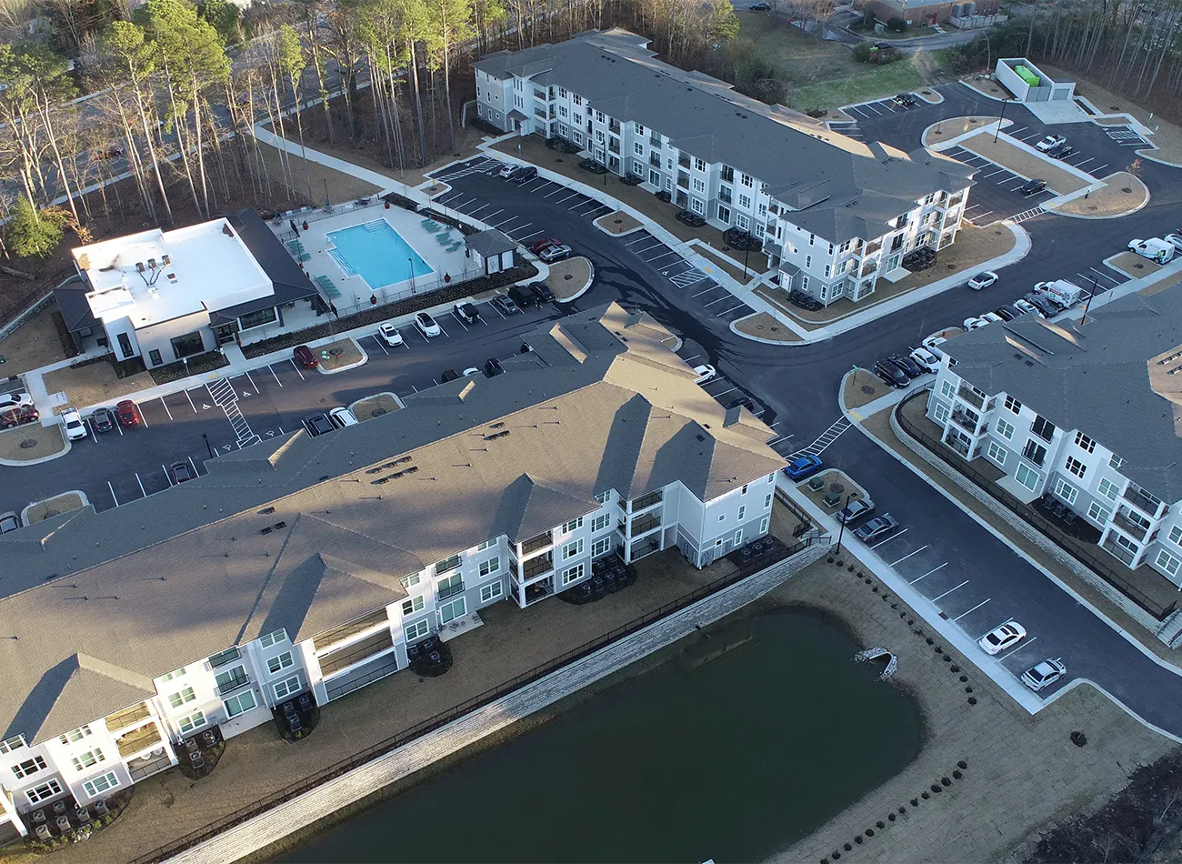 Fox Crossing from drone