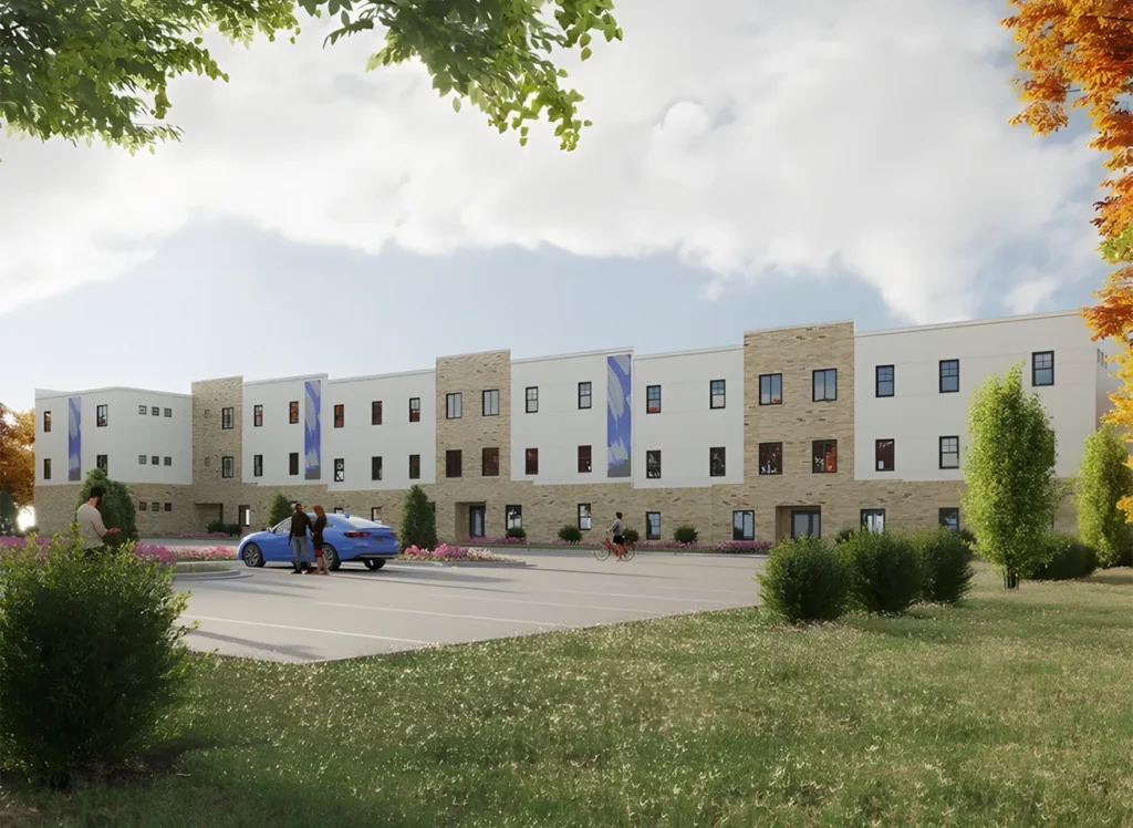 rendering of Cedar Fork Apartments