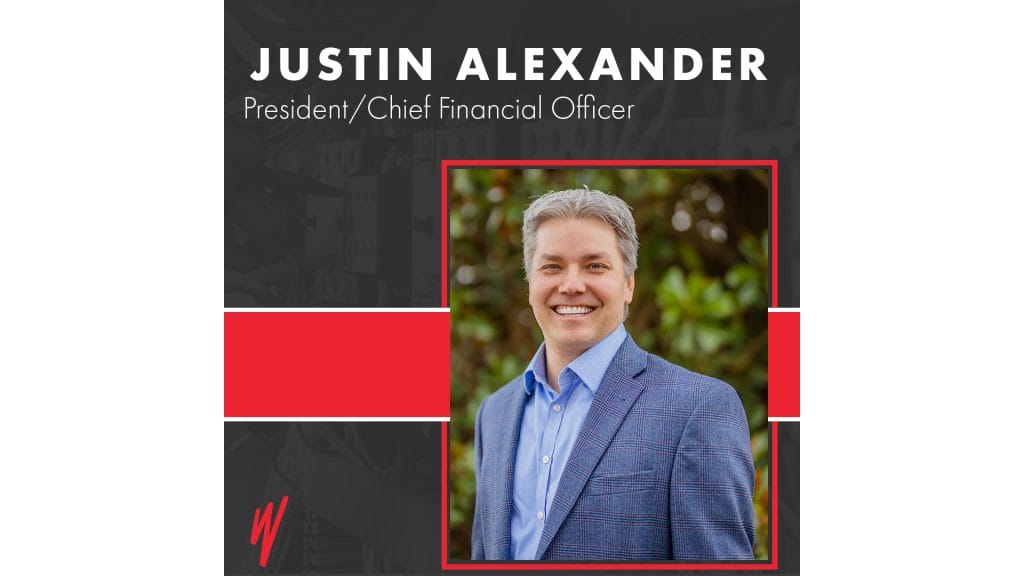 Justin Alexander Promotion to President/CFO