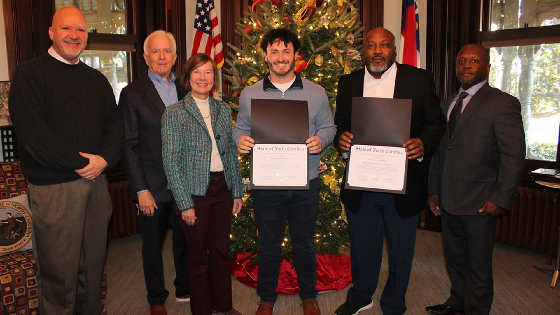 Zachary Dixon Honored at the Office of the Lieutenant Governor